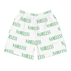 Nameless Logo Shorts [White/Green]