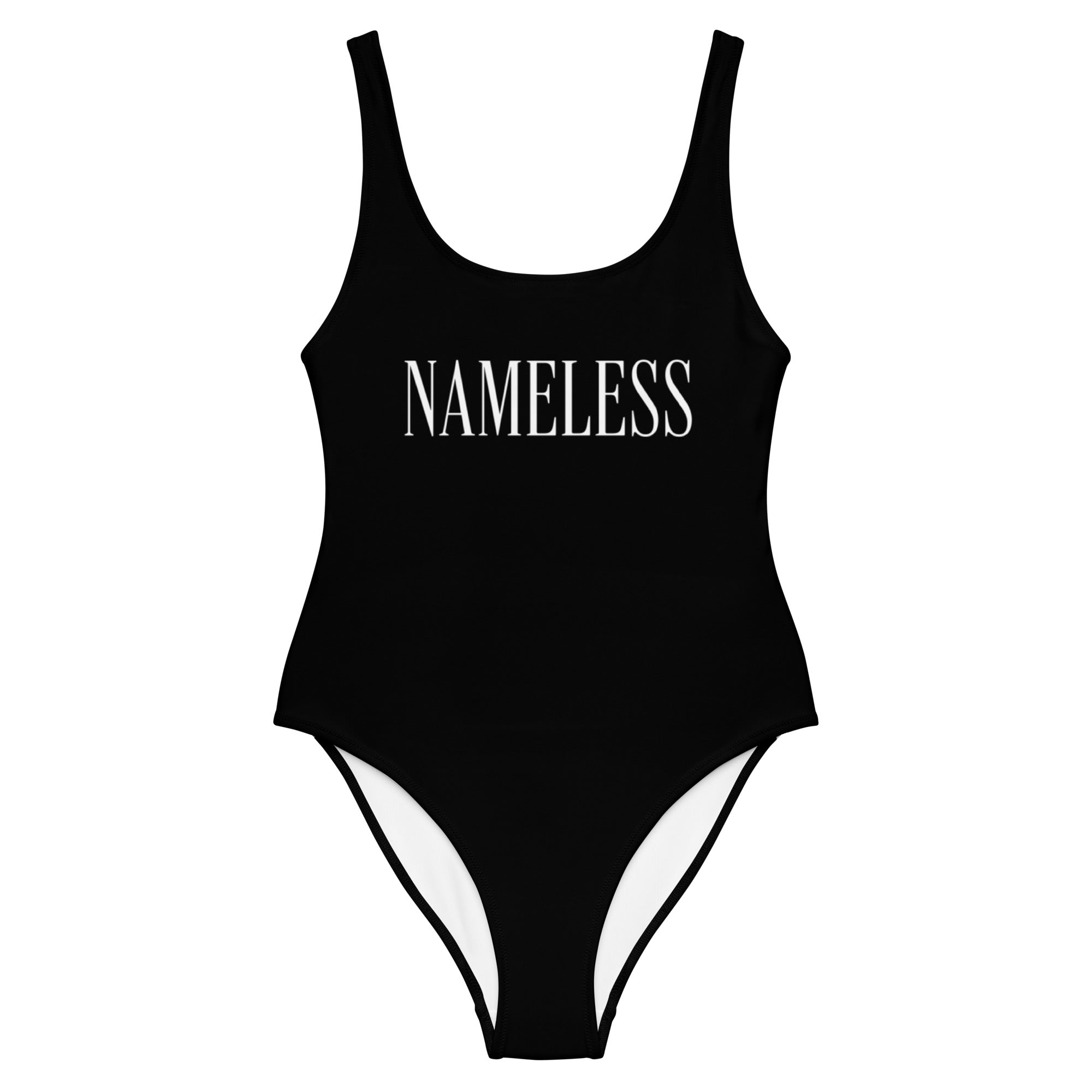 WMNS NAMELESS ONE-PIECE SWIMSUIT [BLACK]