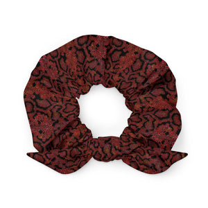 Wmns Red Reptile Scrunchie