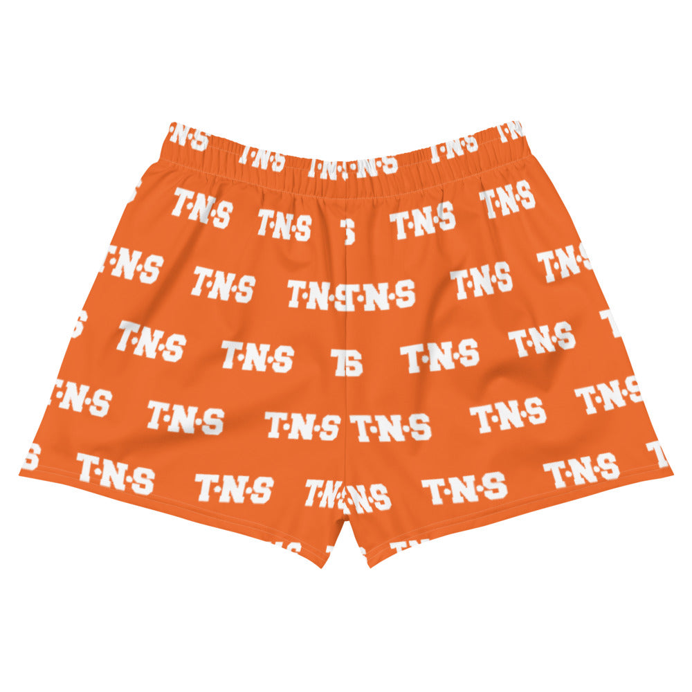Wmns T.N.S Short Shorts [Orange/White]