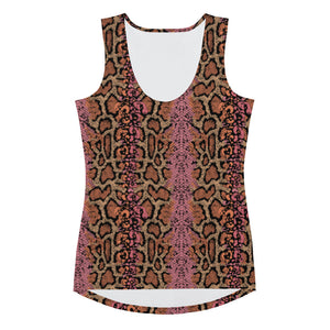 Wmns Pink Reptile Tank Top