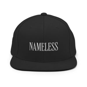 Nameless Logo Snapback Crown [Black]