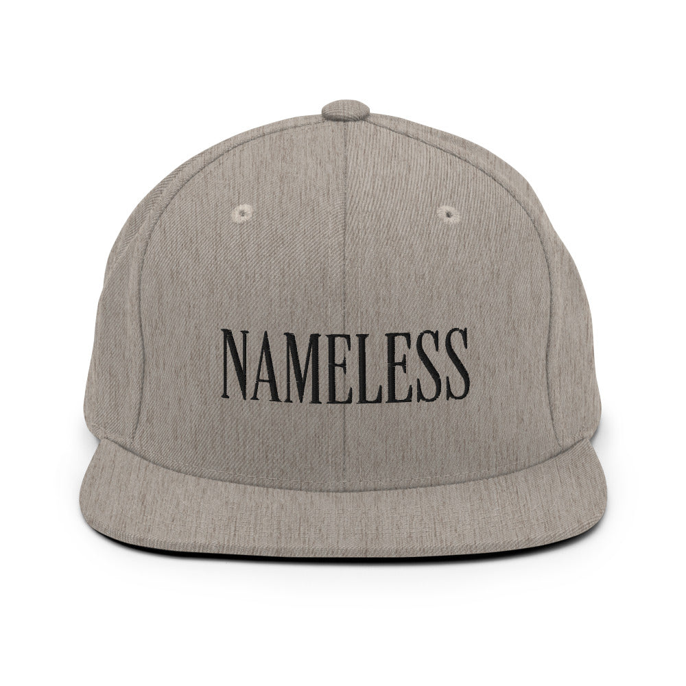 Nameless Logo Snapback Crown [Heather Grey]