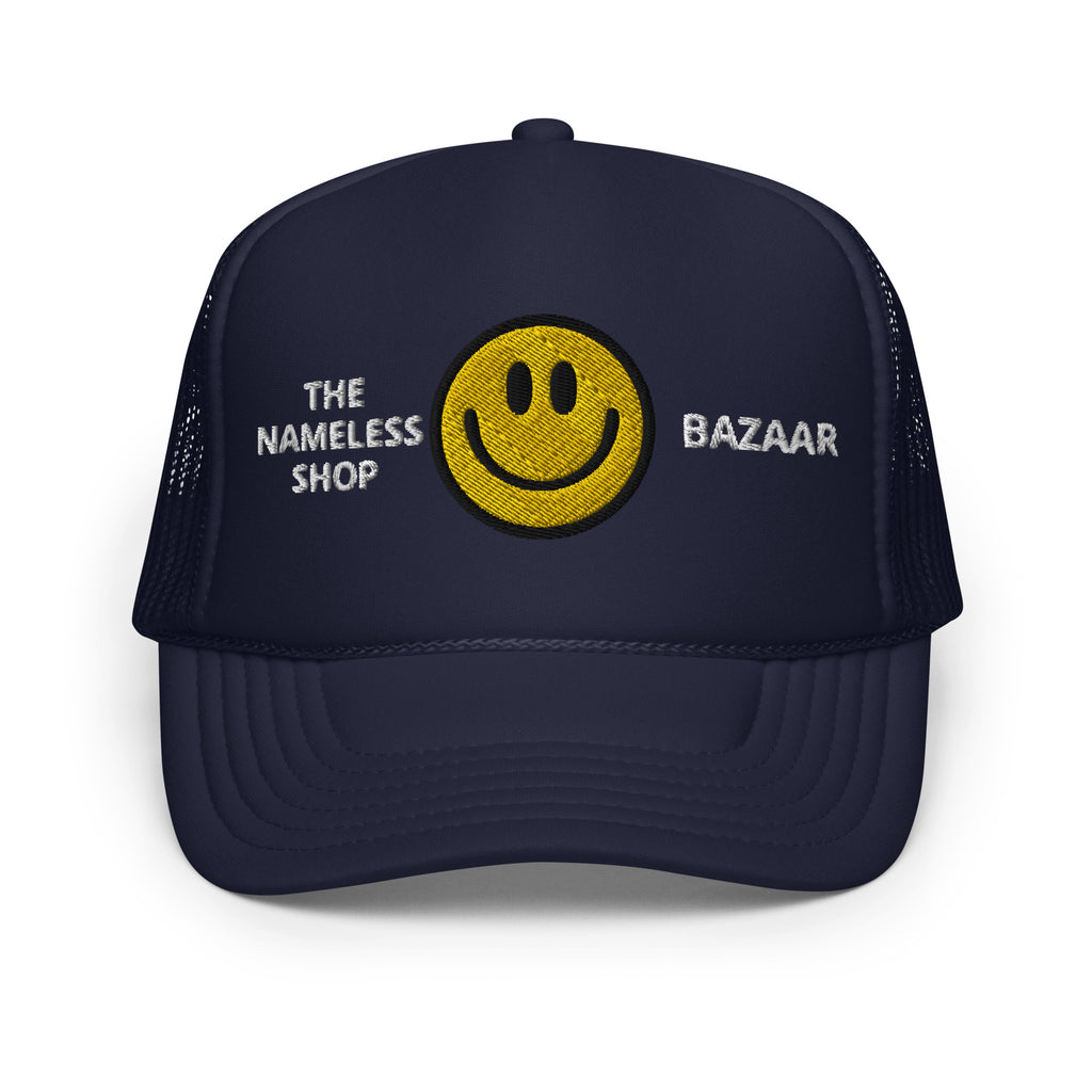 NAMELESS BAZAAR TRUCKER CAP [NAVY]