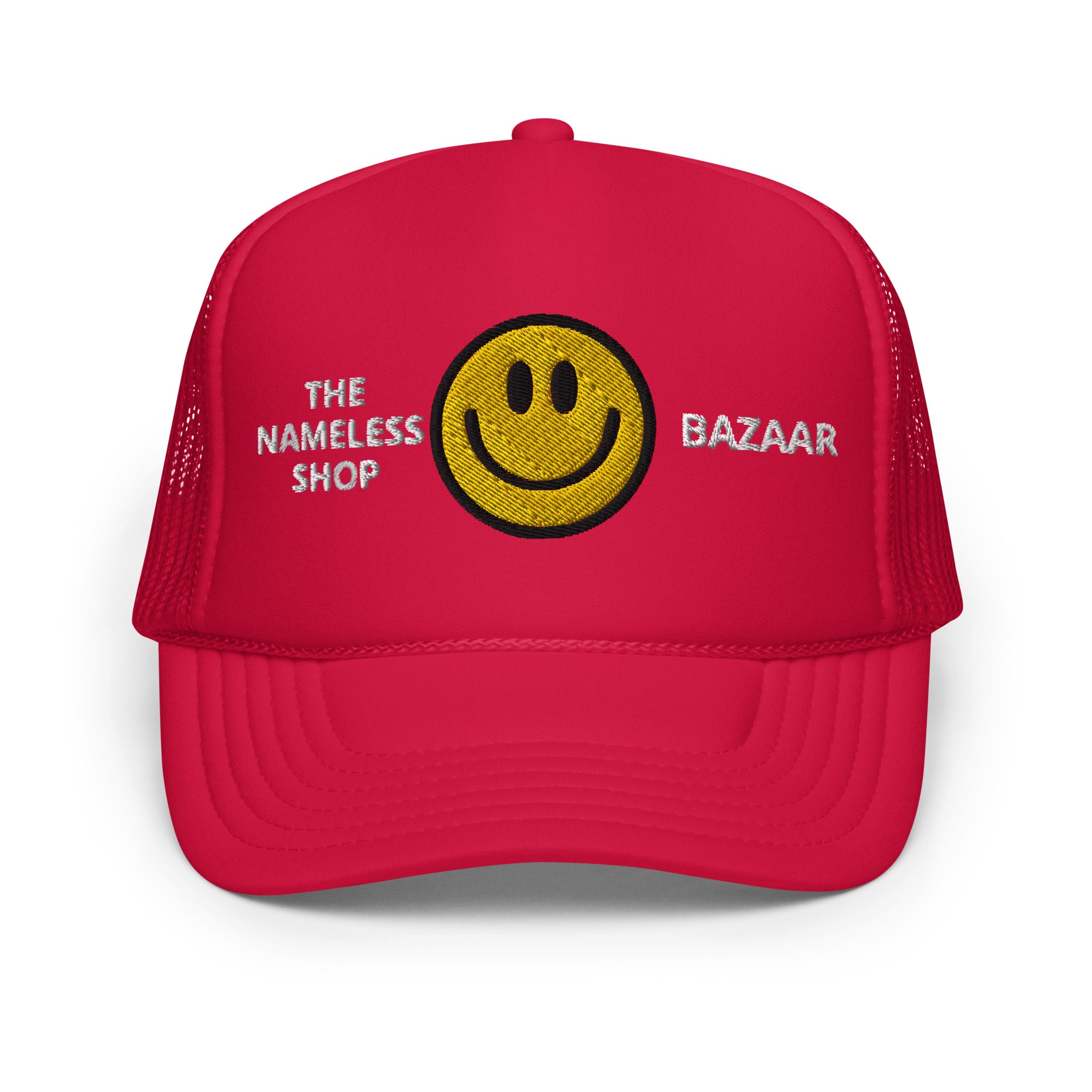 NAMELESS BAZAAR TRUCKER CAP [RED]