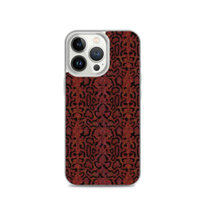 Red Reptile iPhone Case