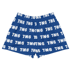 Wmns T.N.S Short Shorts - [Blue/White]